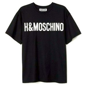 NWT *SOLD OUT* BLACK & WHITE H&MOSCHINO TEE